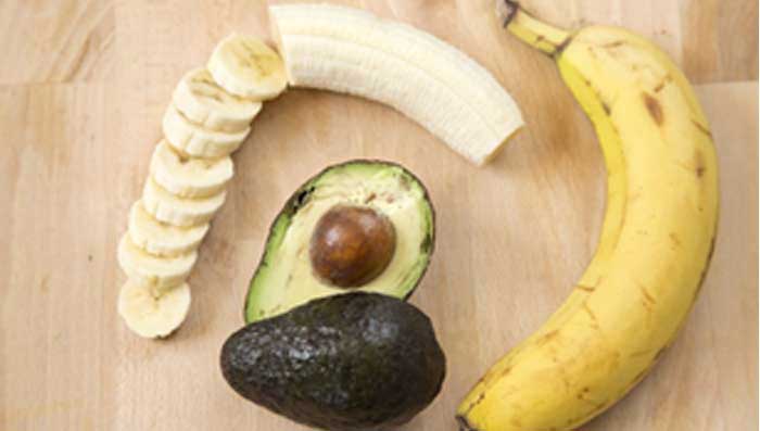 Banana, avocado & coconut hair mask