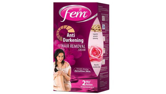 Fem Anti Darkening Hair Removal Cream for Sensitive Skin