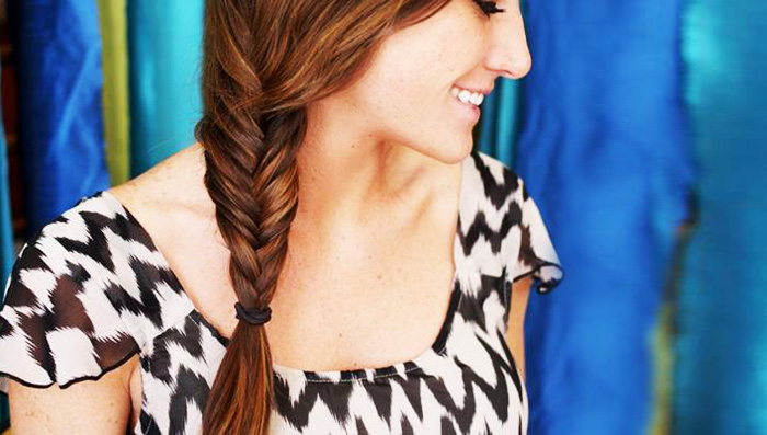 Fishtail Braid Hairstyles Tutorial For Summer |MyBeautyNaturally