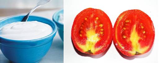 Yogurt And Tomato Mask