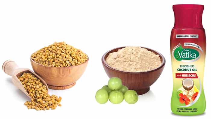 Henna, Amla & Methi to Prevent Premature Hair Greying 