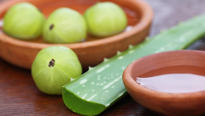 Amla & Aloe vera for Itchy Scalp in Monsoon