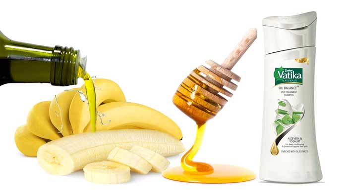 Castor Oil, Banana & Beer Hair Mask for Soft Shiny Hair