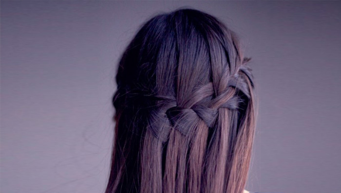 Waterfall Braided Hairstyle