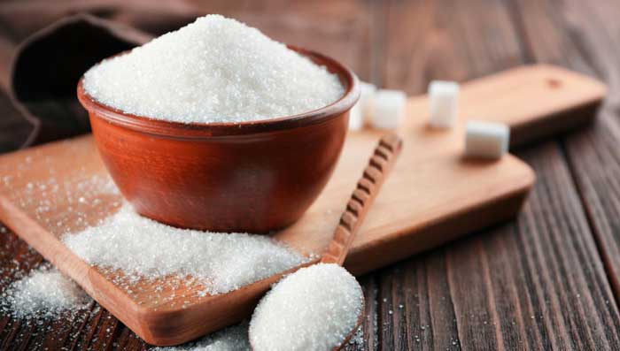 Sugar and castor oil for skin whitening scrub