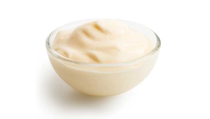 Mayonnaise hair mask