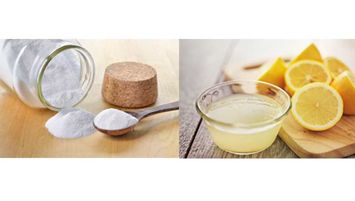 Baking Soda & Lemon Juice to clear pimple marks