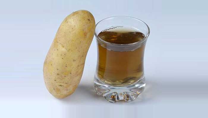 Potato and onion juice mask
