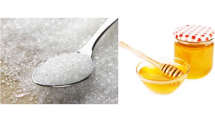 Sugar & Honey for Pimple Marks Removal