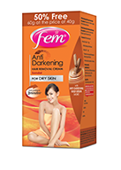 Fem Anti Darkening Hair Removal Cream Sandal