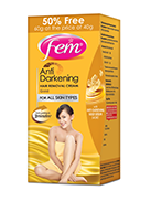 Fem Anti Darkening Hair Removal Cream Gold